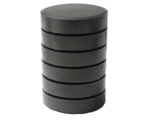 Fargeblokker XL sort Ø55 mm, 6 stk 