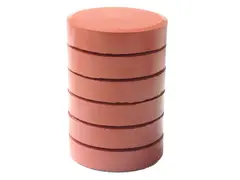 Fargeblokker XL brun &#216;55 mm, 6 stk