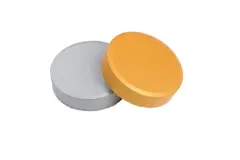 Fargeblokker XL sølv Ø55 mm, 6 stk