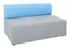Mood Plus sofa med rygg gr&#229;/bl&#229; B120 x D72 x H72 cm