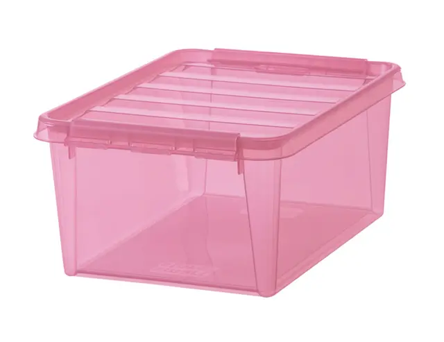 SmartStore oppbevaringsboks rosa B40 x D30 x H18 cm 