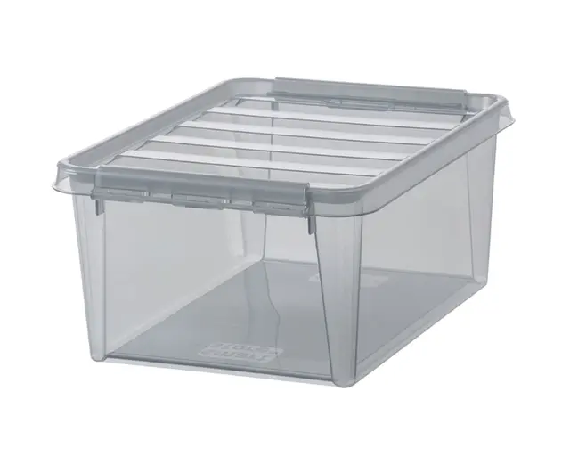 SmartStore oppbevaringsboks grå B40 x D30 x H18 cm 