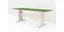 Linoleumsbord med T-fot L170 x B80 cm Grønn 3247 