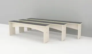 Sittebenk antrasitt B30 x H45 cm