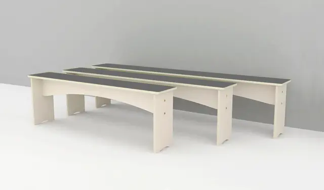 Sittebenk antrasitt B30 x H45 cm 