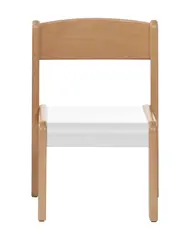 Marie stablebar stol H26 cm 08 Hvit