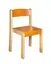 Marius stablebar stol oransje H30 cm 
