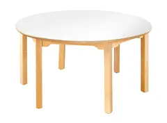 Marius Laminatbord rundt hvit &#216;120 x H70 cm