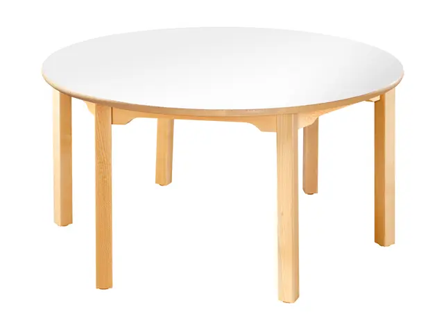 Marius Laminatbord rundt hvit Ø120 x H70 cm 