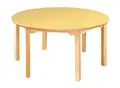Marius Laminatbord rundt lys gul &#216;120 x H76 cm