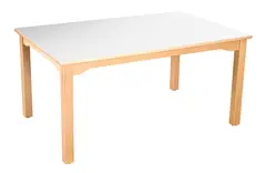 Marius laminatbord hvit B120 x D80 x H46 cm