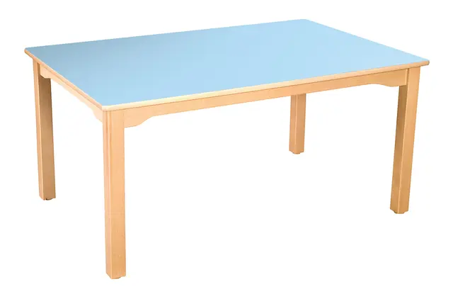 Marius laminatbord lys blå B120 x D80 x H58 cm 