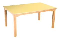 Marius laminatbord lys gul B120 x D80 x H70 cm