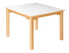 Marius laminatbord hvit B80 x D80 x H46 cm