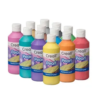 Creall Pearl maling mix 12 stk x 250 ml