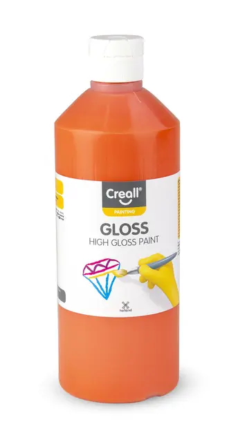 Creall gloss maling oransje 500 ml 