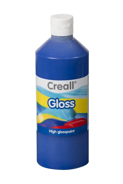 Creall gloss maling blå 500 ml 
