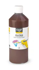 Creall gloss maling brun 500 ml