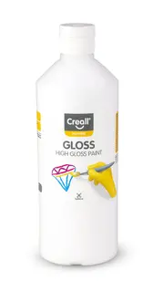 Creall gloss maling hvit 500 ml