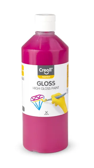 Creall gloss maling mørkrosa 500 ml 
