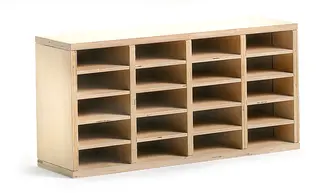 Kartongreol A6 B75 x D19 x H35 cm 