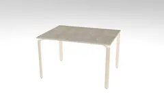 Alba akustikkbord grå 3146 B120 x D80 x H58 cm