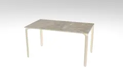 Alba akustikkbord grå 3146 B140 x D80 x H43 cm