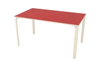 Alba akustikkbord rød 3131 B140 x D80 x H73 cm