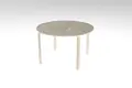 Alba akustikkbord grå 3146 Ø120 x H73 cm