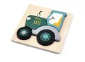 Traktor puslespill 5 brikker