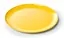 Flat tallerken gul Ø19 cm