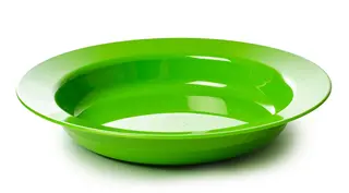 Dyp tallerken limegrønn Ø19 cm
