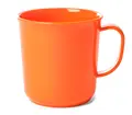 Kopp med hank oransje 20 cl