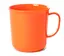 Kopp med hank oransje 20 cl