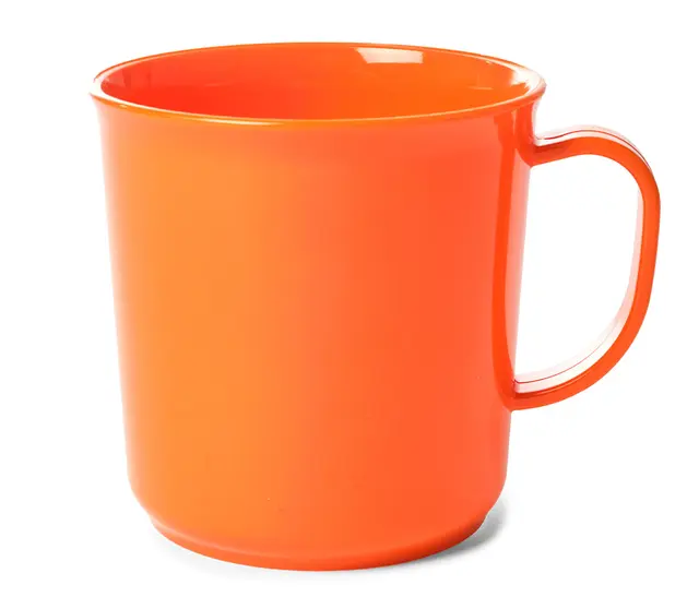 Kopp med hank oransje 20 cl 