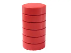 Fargeblokker junior r&#248;d &#216;44 mm, 6 st