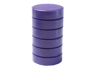 Fargeblokker junior lilla Ø44 mm, 6 stk