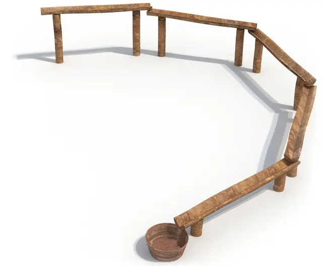 Vannløype i robinia 