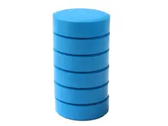 Fargeblokker junior bl&#229; &#216;44 mm, 6 stk