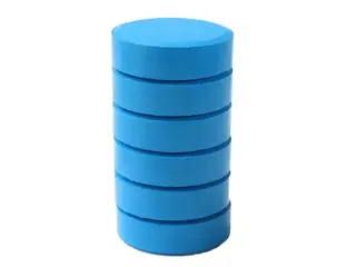 Fargeblokker junior blå Ø44 mm, 6 stk