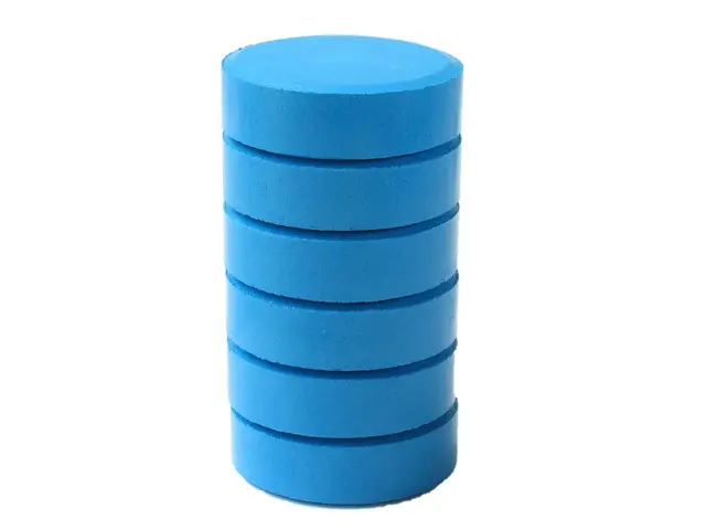 Fargeblokker junior blå Ø44 mm, 6 stk 