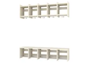 Line vegghengt garderobe 2 rom B56 x D25 x H38 cm