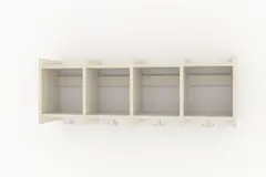 Line vegghengt garderobe 4 rom B109 x D25 x H38 cm