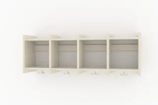 Line vegghengt garderobe 4 rom B109 x D25 x H38 cm