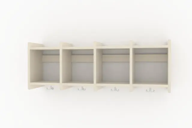 Line vegghengt garderobe 4 rom B109 x D25 x H38 cm 