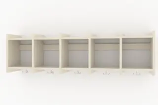 Line vegghengt garderobe 5 rom B136 x D25 x H38 cm