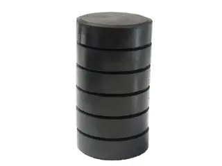 Fargeblokker junior sort Ø44 mm, 6 stk