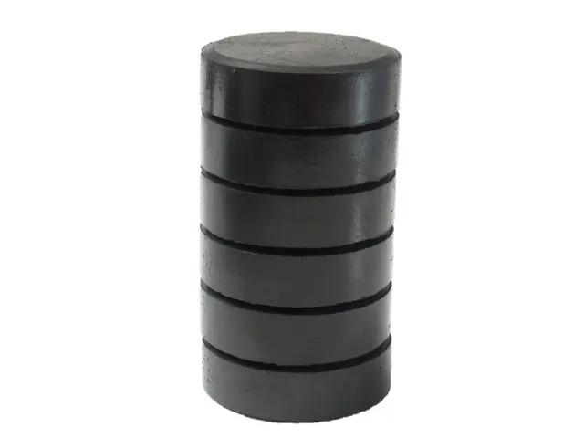 Fargeblokker junior sort Ø44 mm, 6 stk 