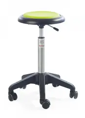 Micro polstret pedagogstol grønn H52-71 cm