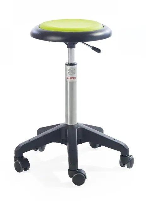 Micro polstret pedagogstol grønn H52-71 cm 